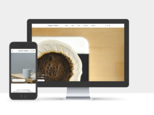ガレージコーヒーのwebサイト
